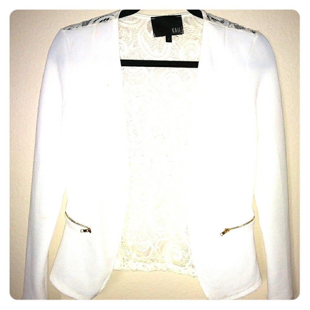 NWOT White Cardigan/Blazer
